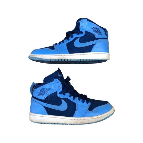 RARE 2014 Nike Air Jordan 1 Retro High French Blue Size 9.5 - Picture 12 of 16